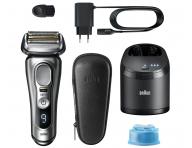 Planetov holiaci strojek s nabjacou a istiacou stanicou Braun Series 9 Pro 9467cc - strieborn