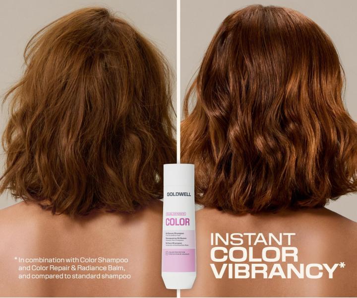 Rozjas�uj�ci �amp�n pre �iariv� farbu a lesk vlasov Goldwell Dualsenses Color Brilliance Shampoo - 250 ml