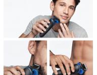 Planetov holiaci strojek Braun Series 5 52-B1650s - ierno-modr