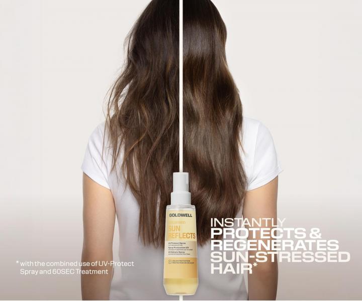 Bezoplachov� sprej na vlasy vystaven� slnku Goldwell Dualsenses Sun Reflects UV Protect Spray - 150 ml