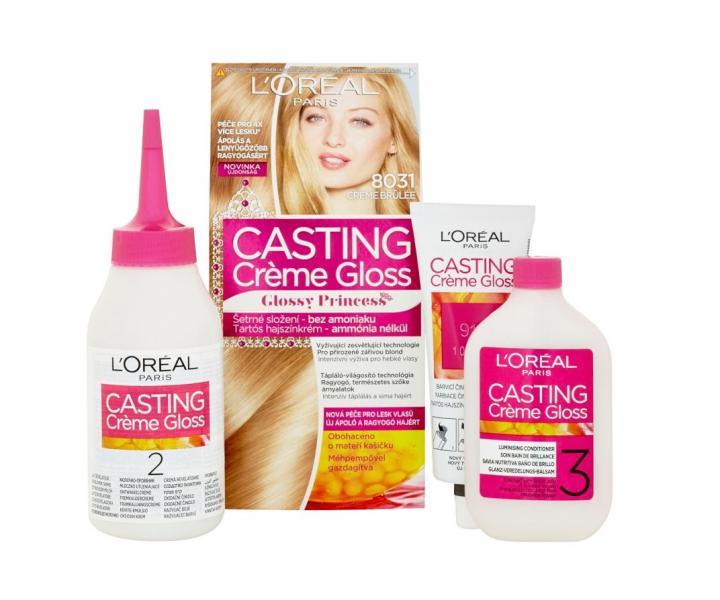 Preliv bez amoniaku Loral Casting Crme Gloss - 8031 Creme Brulee