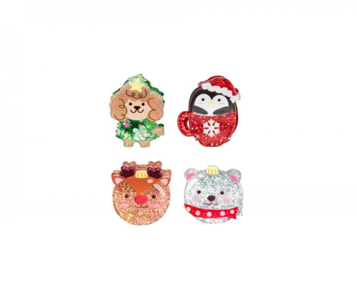 Detsk vesel krpeky do vlasov Invisibobble Clipstar Sparkle in a Cup - 4 ks