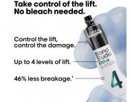 Zosvet�uj�ci kr�m na vlasy Lor�al Professionnel Blond Studio No Bleach Lightening Cream 4 - 60 ml
