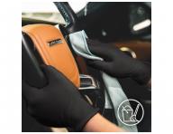 Latexov rukavice Espeon Latex Black - 100 ks, ierne, vekos XL