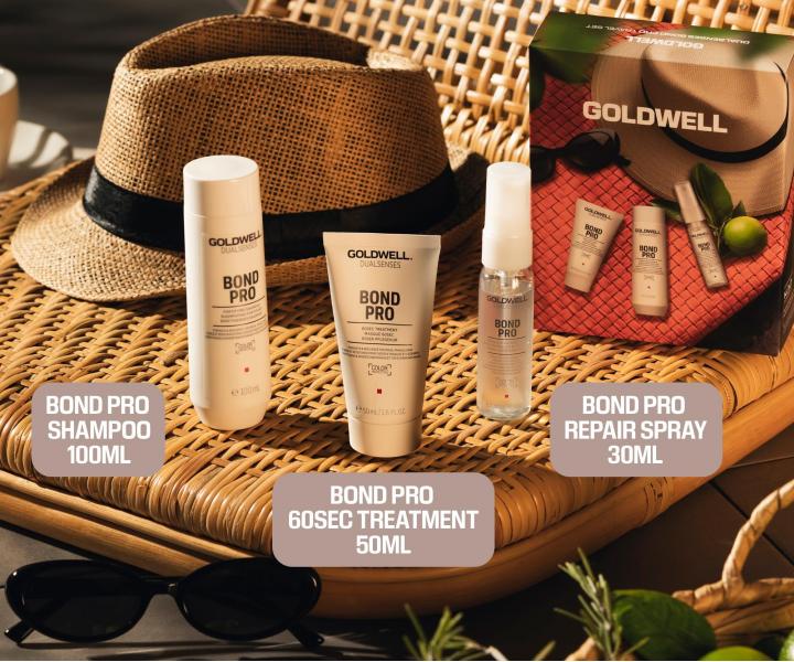 Dar�ekov� sada pre slab� a krehk� vlasy Goldwell Dualsenses Bond Pro Travel Set