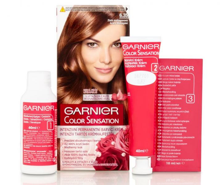 Permanentn farba Garnier Color Sensation 6.35 zlat mahagnov
