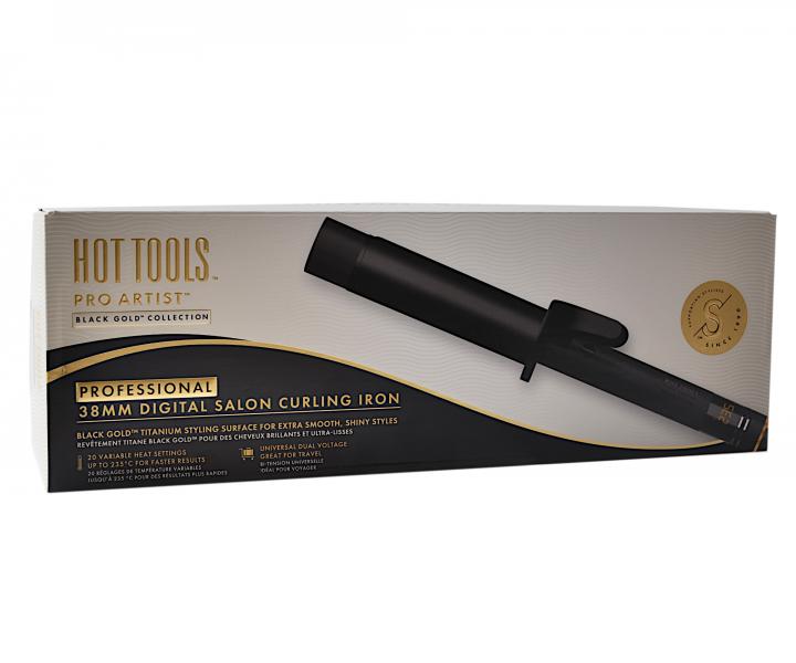 Profesionlna digitlna kulma na vlasy Hot Tools Digital Salon Curling Iron - 38 mm - rozbalen