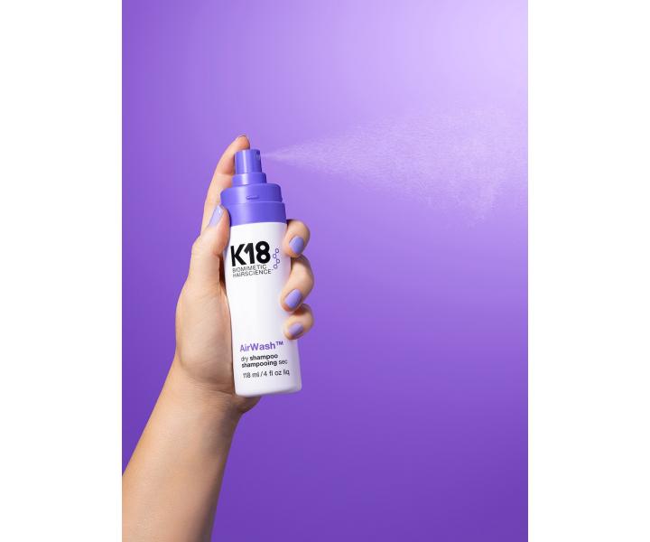 Such ampn bez aeroslu K18 AirWash Dry Shampoo - 118 ml