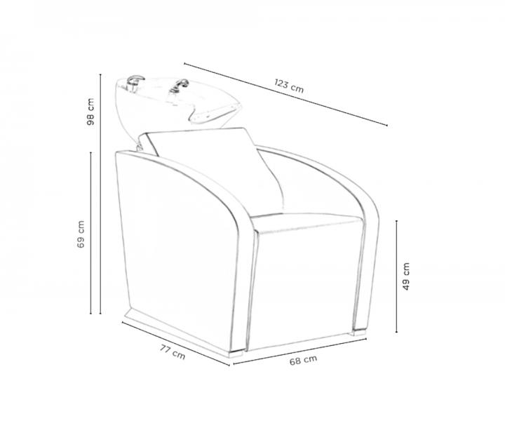 Kaderncky umvac box Elegantia Sibel - krokodlej vzor ierny