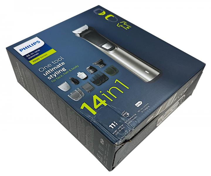 Multifunkn zastrihva Philips Series 7000 MG7745/15 - strieborn - rozbalen, pokoden obal