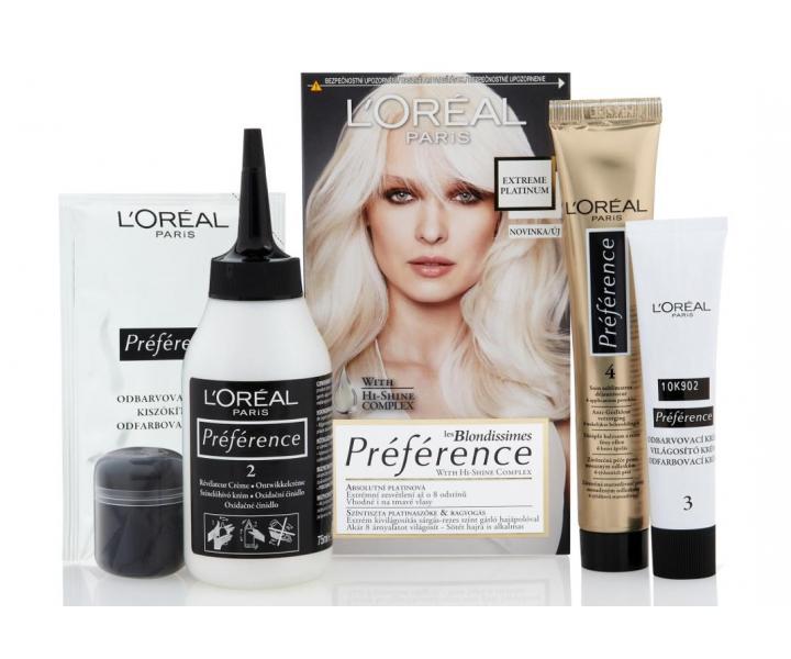 Zosvet�uj�ci farba Lor�al Pr�f�rence Extreme Platinum