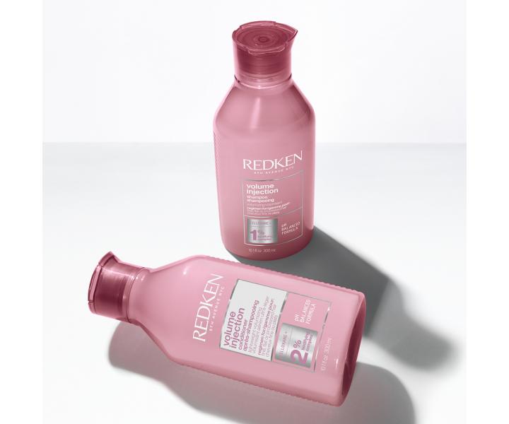 Objemový šampón pre jemné vlasy Redken Volume Injection - 300 ml