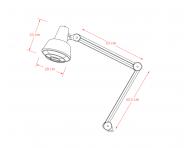 Infraerven lampa na stl pre lepie spaovanie tukov Weelko Therap