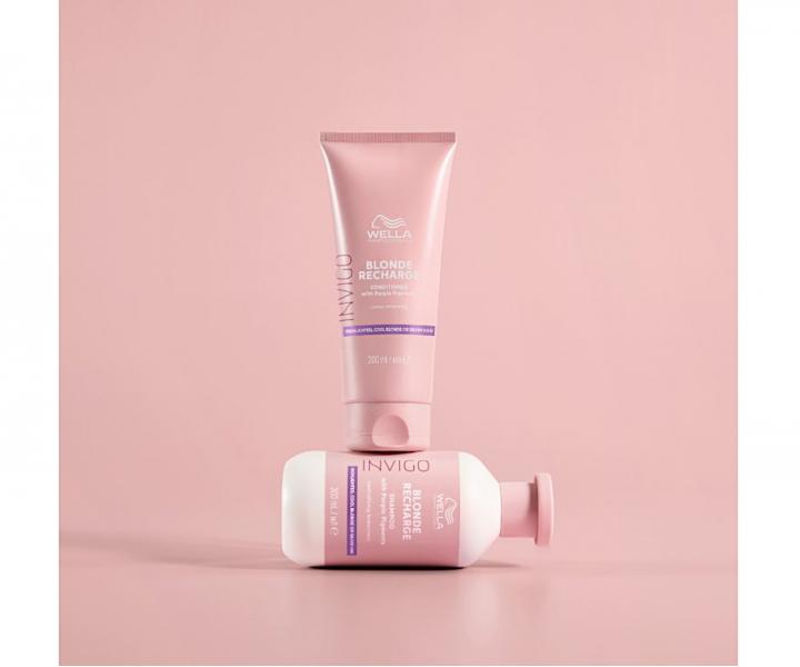 Kondicionr pre blond vlasy Wella Professionals Invigo Blonde Recharge - 200 ml