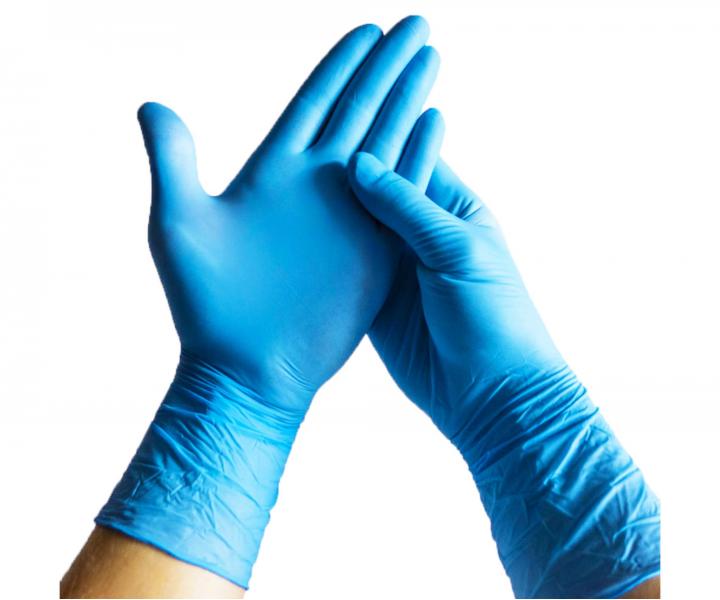 Dlh nitrilov rukavice Espeon Nitril Long 3 - 100 ks, modr, vekos L