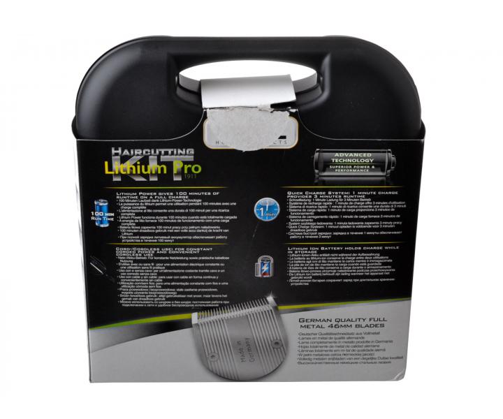 Akumul�torov� stroj�ek na vlasy Wahl Lithium Pro LCD 1911-0465 -pou�ito, po�kozen� obal