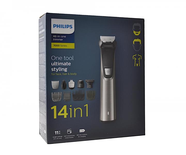 Multifunkn zastrihva Philips Series 7000 MG7745/15 - strieborn