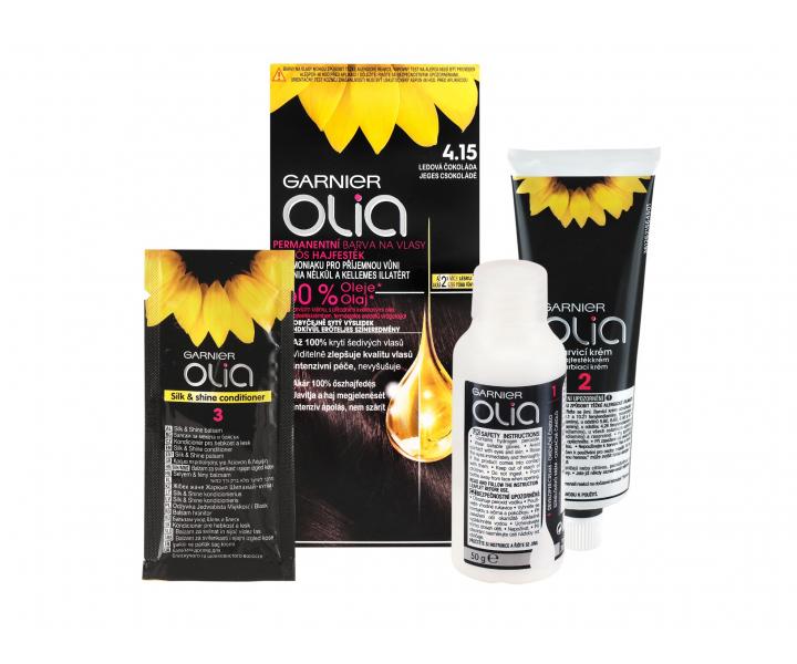 Permanentn� olejov� farba Garnier Olia 4.15 �adov� �okol�da