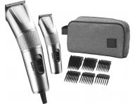 Set klasick�ho a kont�rovac�ho stroj�eka BaByliss Steel Edition 7755PE - strieborn�