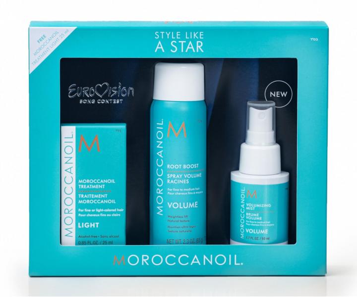 Sada pre objem Moroccanoil Style Like a Star Volume + ahk olejov starostlivos 25 ml ZADARMO