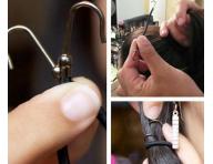 Gumika do vlasov s hikom Duko 8013 - ierna, 2 ks