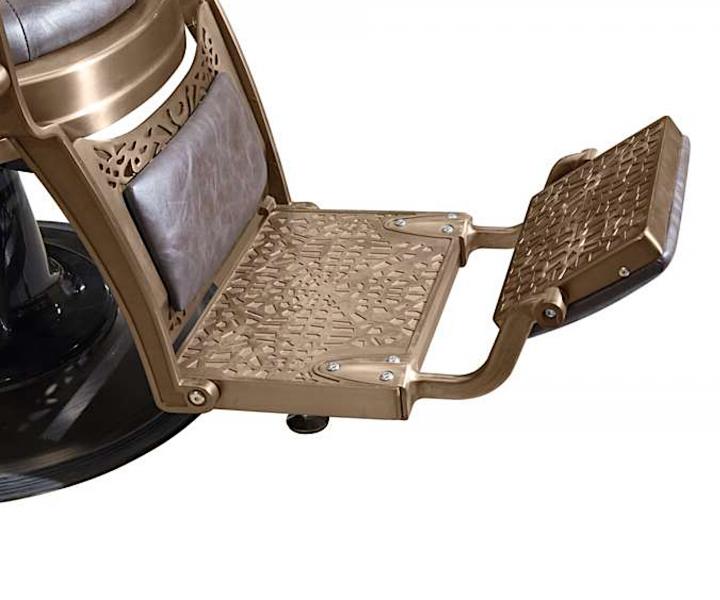 Kadern�cke barber kreslo Sibel Barburys Malone II - hned�, patinov� mosadz