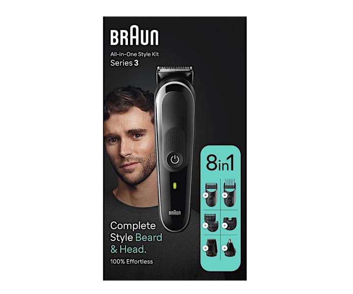 Multifunkn zastrihva Braun Series 3 MGK3440 - ierny