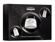 Dar�ekov� sada pre farben� a po�koden� vlasy Lor�al Professionnel Serie Expert Metal Detox Trio