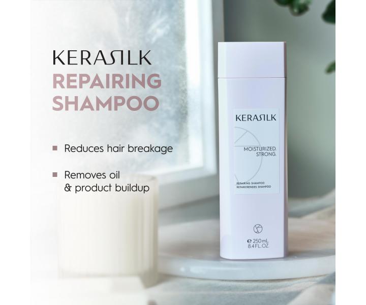 Darekov sada pre regenerciu suchch a pokodench vlasov Kerasilk Recovery Set + kozmetick tatika zadarmo