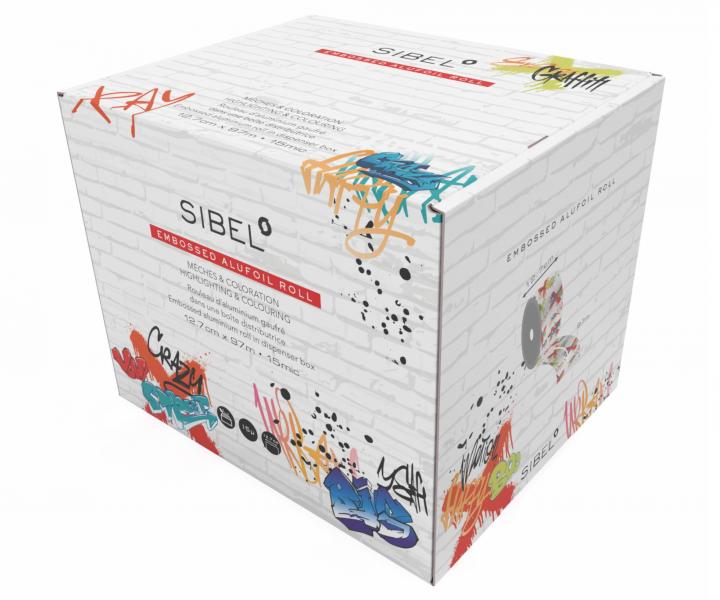 Profesion�lna kadern�cka hlin�kov� f�lia s embossingom Sibel Graffiti - 97 m, 15 mikro, farebn� graffiti design