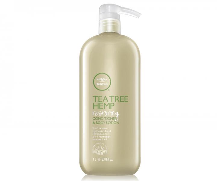 Sada na regenerciu vlasov s konopnm olejom Paul Mitchell Tea Tree Hemp Save On Duo - ampn + kondicionr zadarmo