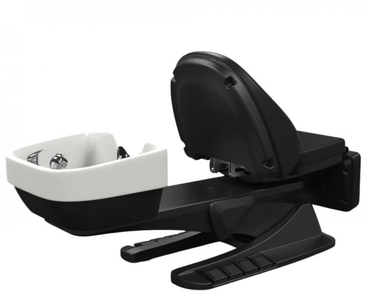 Luxusn� kadern�ck elektricky polohovate�n� um�vac� box SilverFox 6001 - �ierny, biele um�vadlo