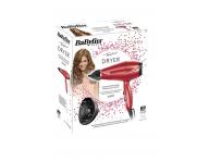 Fn na vlasy BaByliss Fashion 6604RPE, erven + irok ploch kefa na vlasy BaByliss ZADARMO