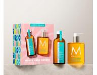 Dar�ekov� sada �ahkej olejovej starostlivosti Moroccanoil Treatment Light Hair & Hand Heroes + mydlo na ruky Moroccanoil zadarmo