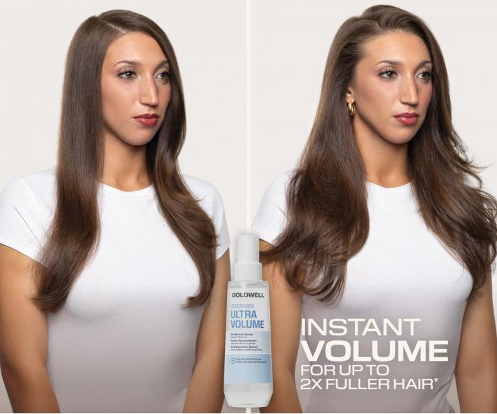 Sprej pre objem jemn�ch a z�ahnut�ch vlasov Goldwell Dualsenses Ultra Volume Bodifying Spray - 150 ml