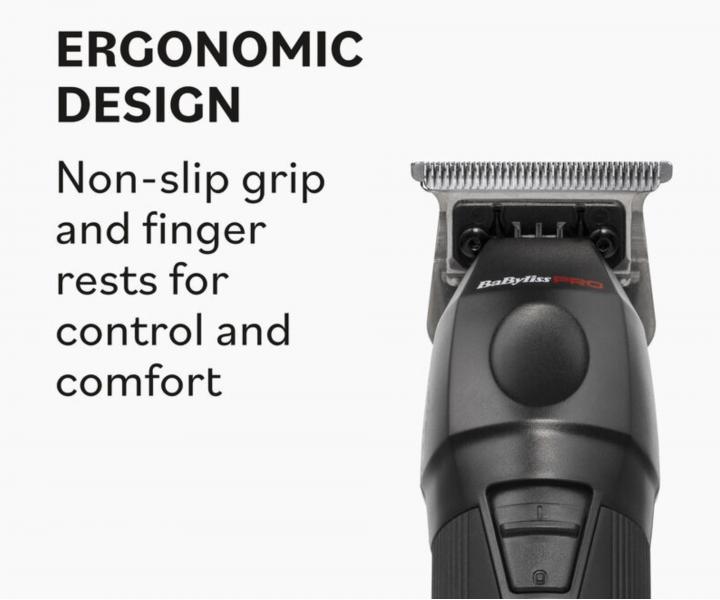 Profesion�lny kont�rovac� stroj�ek na vlasy BaByliss Pro FreshFX T-Blade Trimmer FX76E - �ierny