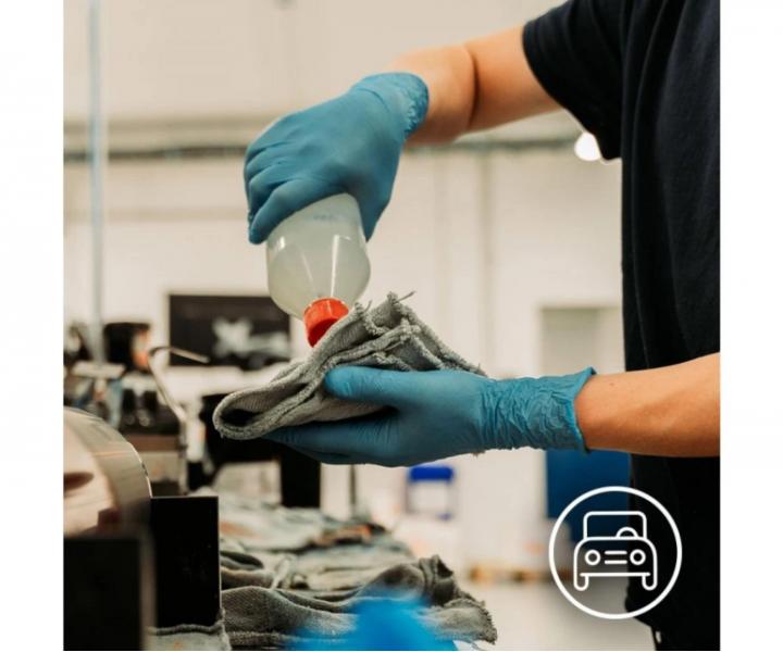 Dlh nitrilov rukavice Espeon Nitril Long 3 - 100 ks, modr, vekos L