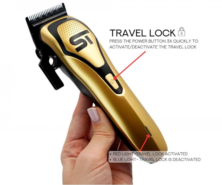 Profesion�lny strihac� stroj�ek Supreme Trimmer Darkstar 72 STC72 - zlat�