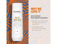 Cestovn sada pre such vlasy Goldwell Dualsenses Rich Repair Travel Set + kozmetick tatika zadarmo