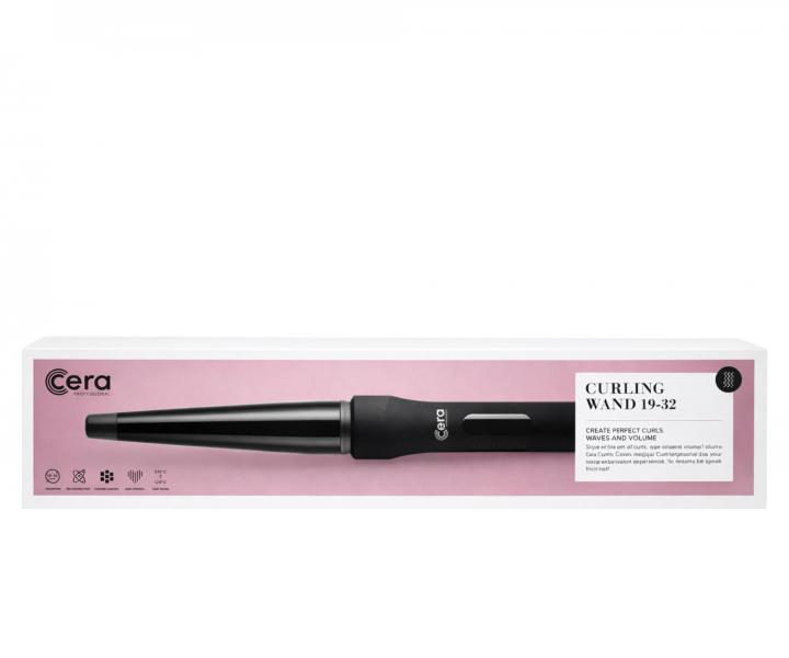 Profesion�lna k�nick� kulma Cera Curling Wand 19 - 32 mm