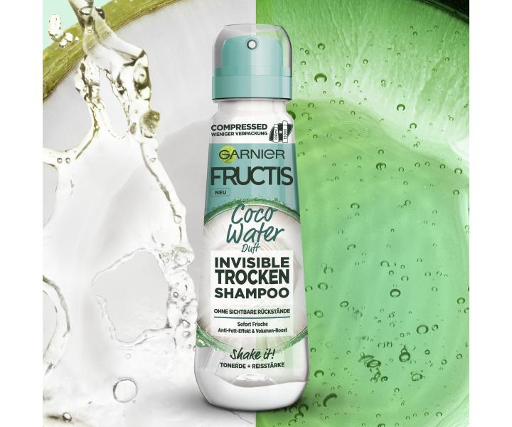 Neviditen such ampn s vou kokosovej vody Garnier Fructis Invisible Trocken Shampoo - 100 ml