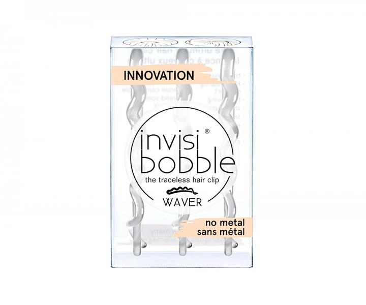pirlov sponka do vlasov Invisibobble Waver Crystal Clear - 5,5 cm, ra, 3 ks
