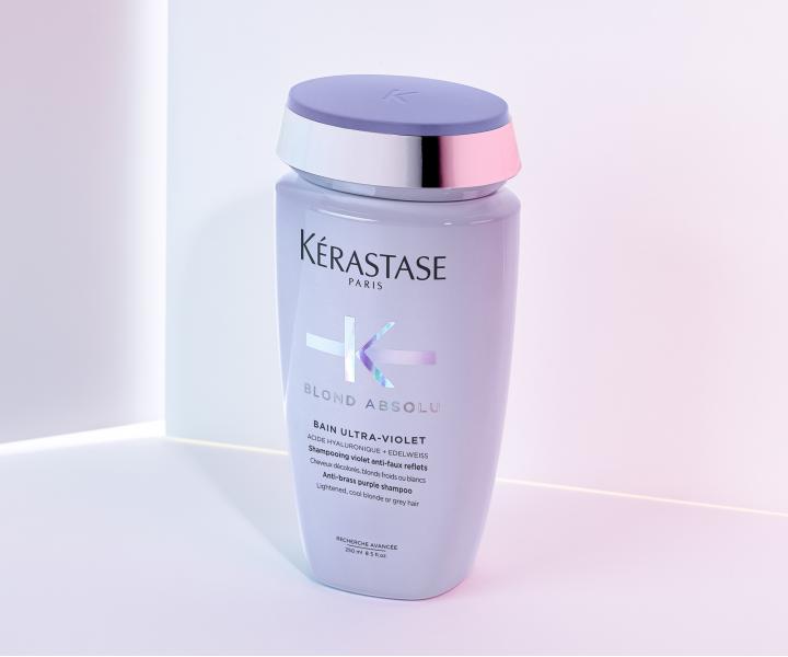 Šampón pre neutralizáciu žltého tónu Kérastase Blond Absolu Bain Ultra-Violet - 250 ml