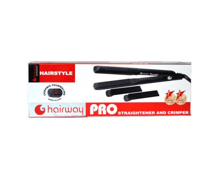 �ehli�ka/krepova�ka Hairway 3v1 - 28 x 100 mm, �ierna