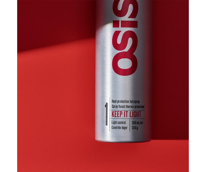 Termoochrann� sprej s �ahkou fix�ciou Schwarzkopf Professional Osis+ Keep It Light - 300 ml