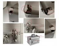 Profesion�lny kadern�cky a kozmetick� kufor Eurostil Professional - strieborn�