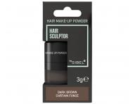 P�der na zakrytie odrastov a �ed�n Sibel Hair Make-up Powder - tmavo hned�, 3 g