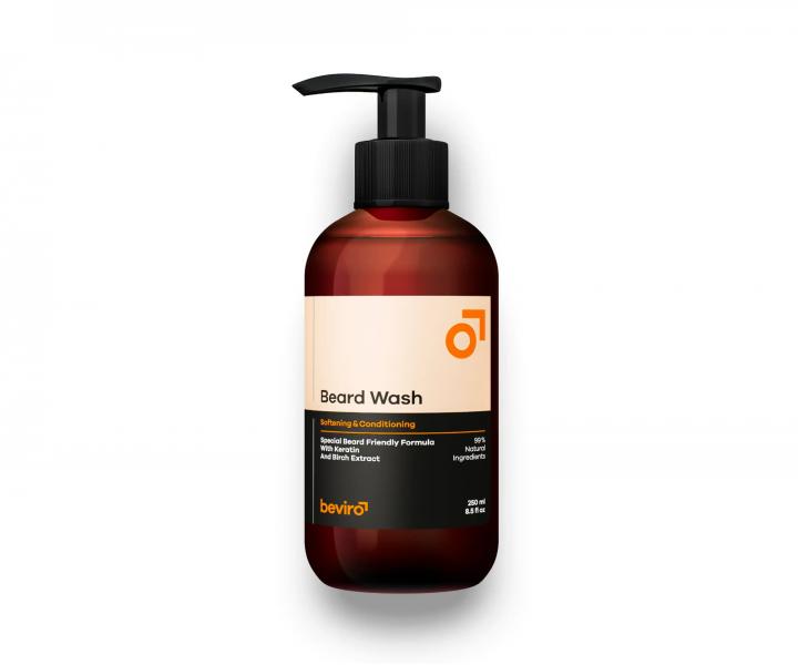 Pnska darekov sada na fzy Beviro Complete Beard Set Bergamia Wood