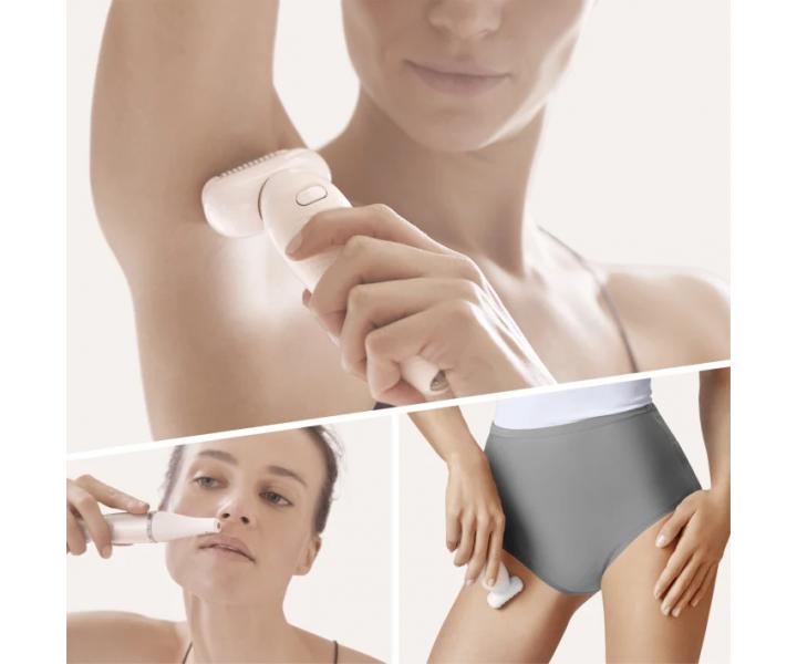 Set dmskych epiltorov na telo a tvr Braun Silk-pil 9 Flex Beauty Set Wet&Dry 9300