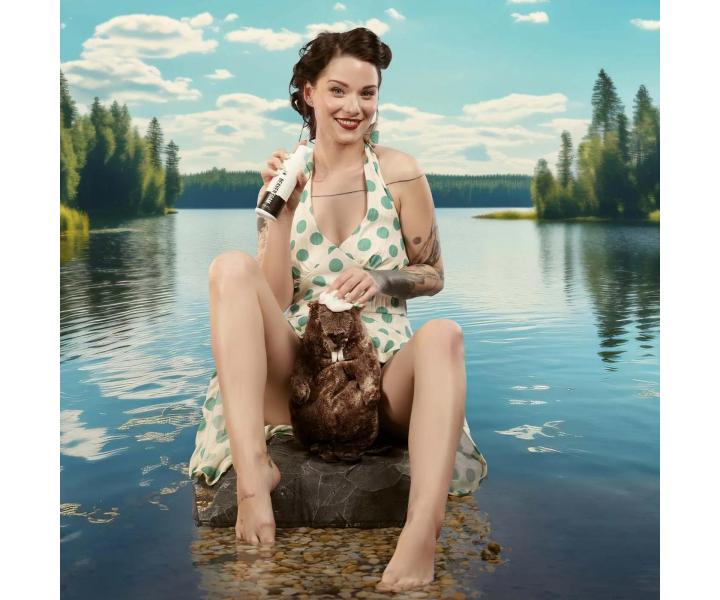 Chladiv intmna umvacia pena pre eny BusyB Beaver Foam Mindy Mint - 150 ml